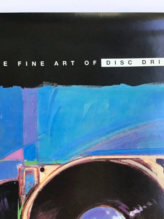 Seagate Technology Poster 1990 Fine Art of Disc Drives Vintage Tech Graphic - Picture 4 of 15